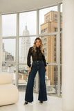 BLUSA MANGA LONGA COM DETALHE EM LASTEX 5144