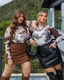 BLUSA TULE MANGA LONGA