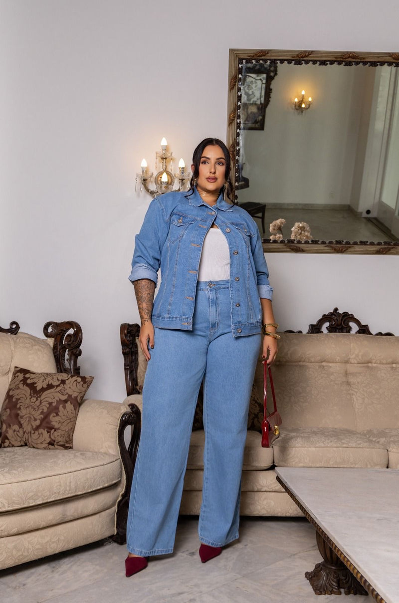 CALCA WIDE LEG RETA
