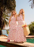 CONJUNTO LONGO FLORES
