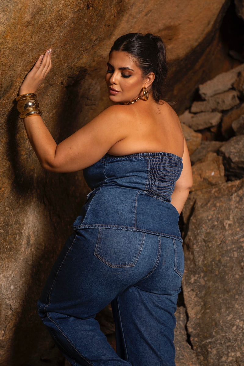 TOP DENIM SEM ALCAS 20005