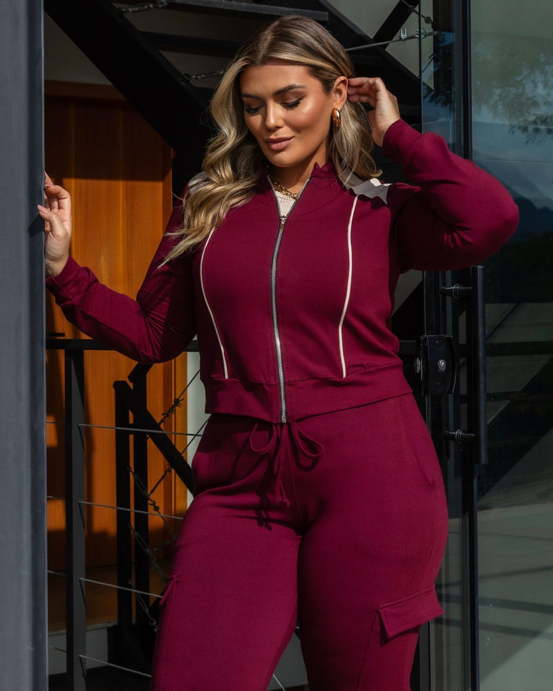 CONJ JAQUETA E CALCA CARGO