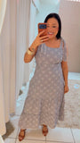 VESTIDO MIDI LISTRADO