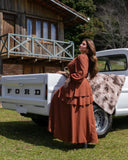 VESTIDO LONGO NULA MANGA