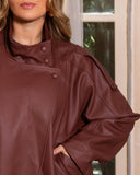JAQUETA COURO OVERSIZED