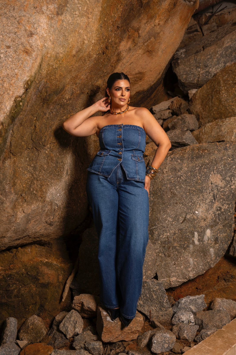 CALCA WIDE DENIM 21006
