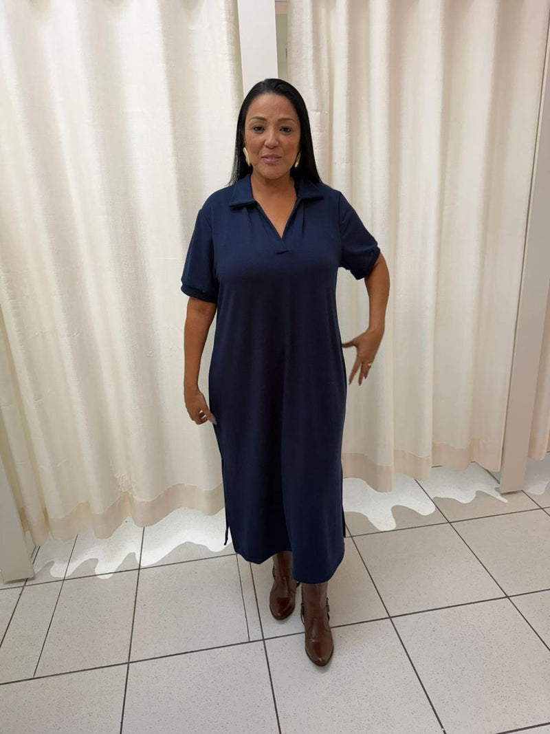 VESTIDO GOLA CAIDA