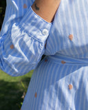 CHEMISE LISTRAS BORDADA ELETRONICO 260708
