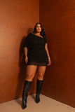VESTIDO EM TULE DRAPEADO 15130