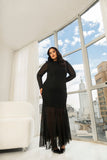 VESTIUDO EM TULE TRABALHADO 15134