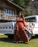 VESTIDO LONGO NULA MANGA