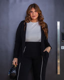 CONJUNTO BLAZER/CALCA MOLETINHO