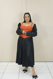 Corselet Couro Fake Alça
