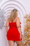 Vestido Curto Babadinho Justinho
