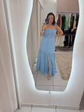 VESTIDO LONGO AMALFITANA