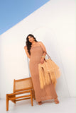 VESTIDO LONGO EM TELA 15138
