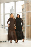 VESTIUDO EM TULE TRABALHADO 15134
