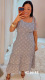 VESTIDO MIDI LISTRADO