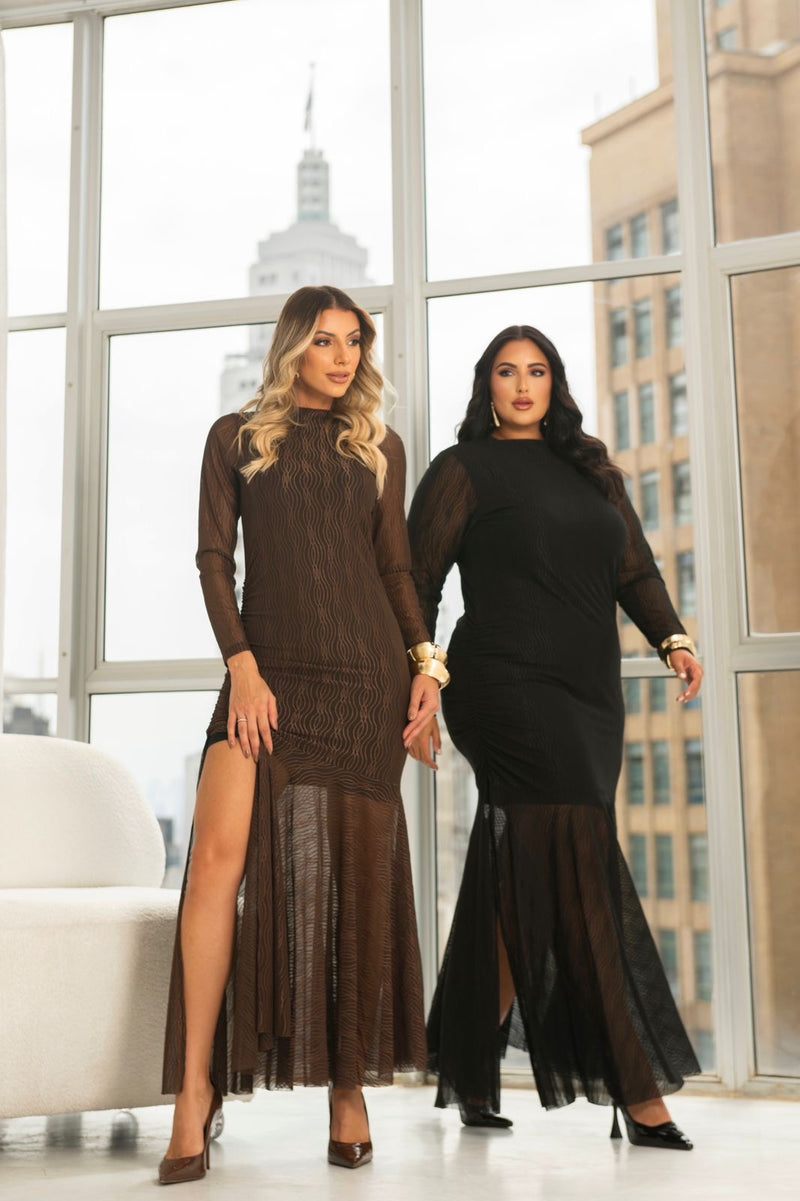 VESTIUDO EM TULE TRABALHADO 15134