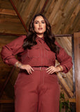 CONJUNTO CAMISA/CALCA PESPONTADO