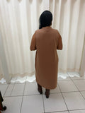 VESTIDO 2 BOLSOS GOLA ALTA