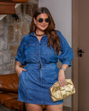 CAMISA JEANS C/ BOTOES