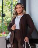 CONJUNTO BLAZER/CALCA MOLETINHO