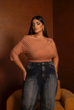 BLUSA ASSIMETRICA C/METAL 2377